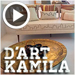 En vidéos : François et Halima Gouyette inaugurent l'expo D'Art Kamila