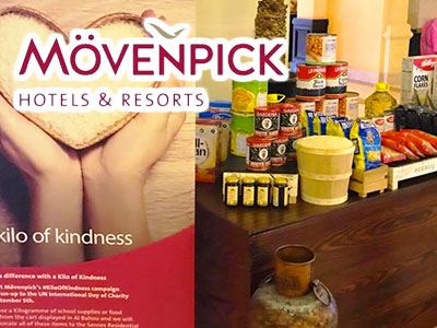 Les généreux clients de Môvenpick Hotels & Resorts ont fait don de 8500 kilos de gentillesse 