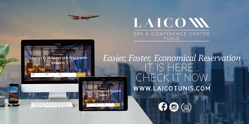 L’hôtel Laico Tunis : Lancement du nouveau site web