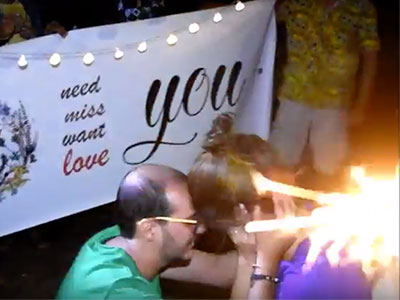 En vidéo : Magnifique demande en mariage à Cap Serrat