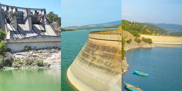 En photos : Admirez la beauté du barrage Mellegue au Kef 