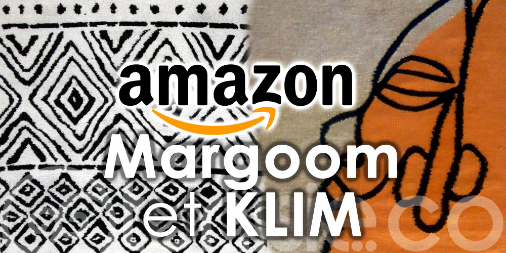 Le tapis berbère tunisien 'Margoom' et le KLIM en vente sur Amazon