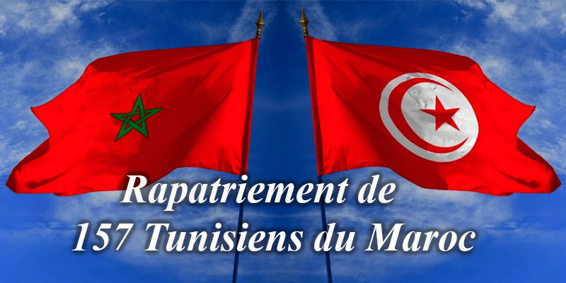 Arrivée à l’aéroport de Monastir de 157 Tunisiens rapatriés du Maroc