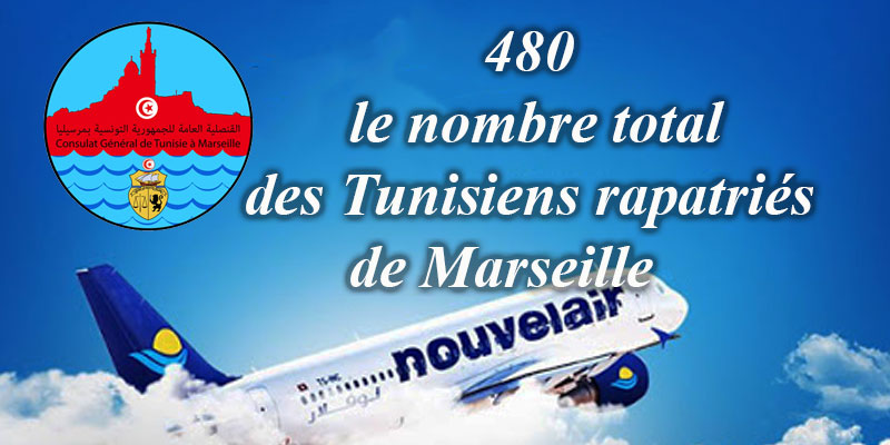 480, le nombre total des Tunisiens rapatriés de Marseille