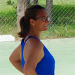 La tenniswoman Mary Pierce accompagnée par Emmanuelle De Beer Ã  Sousse