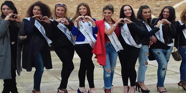 En photos : Les miss Globe en visite Ã  Monastir