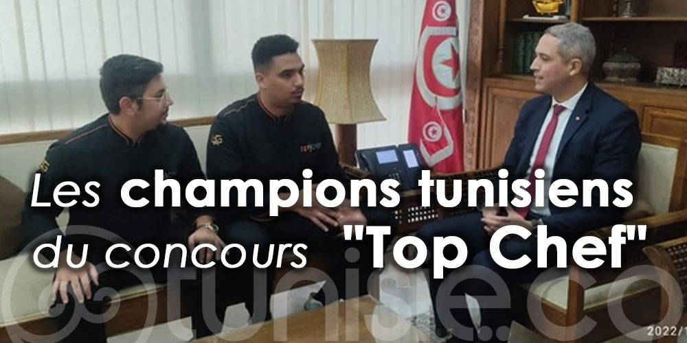 Le Tunisien Aimen Samhoud vainqueur de 'MBC Top Chef' accueilli par le ministre du tourisme