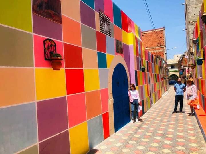 Les ruelles de la Médina de Monastir toutes en couleurs