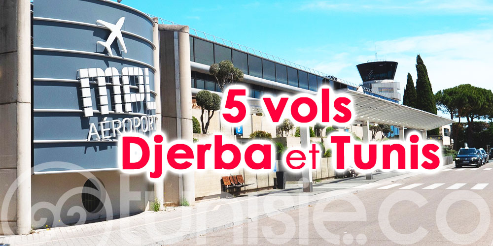 Tunis et Djerba au programme de vols de Montpellier-Méditerranée pour les fêtes de fin d’année