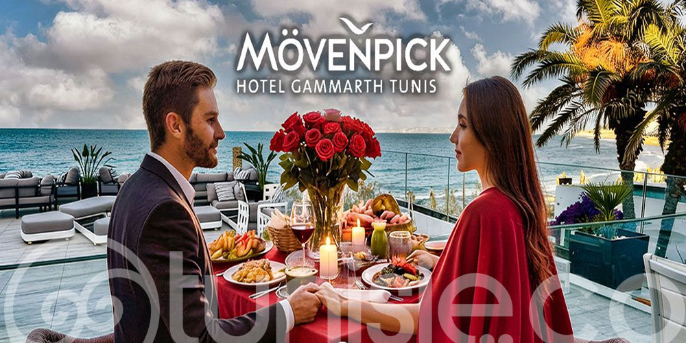 Saint-Valentin 2026 au Mövenpick Gammarth : un dîner romantique et un week-end d’exception pour célébrer l’amour