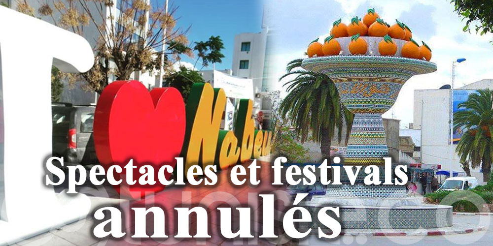 Spectacles et festivals annulés à Nabeul