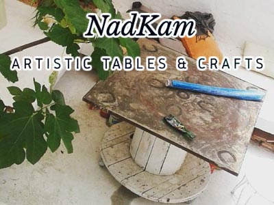 Succombez au charme unique des tables artistiques de NadKam