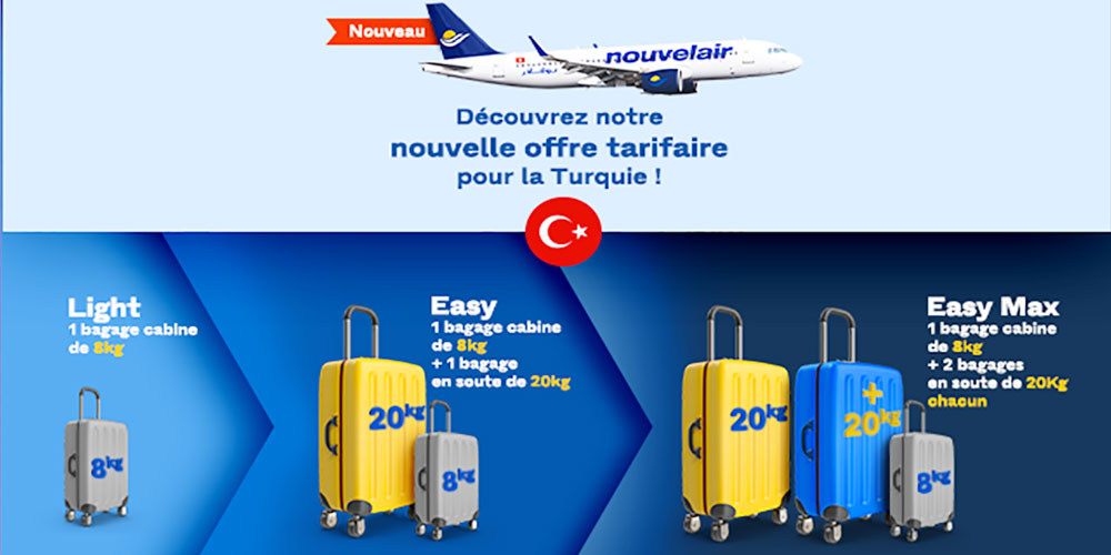 Nouvelair dévoile sa nouvelle offre tarifaire au départ et à destination de la Turquie