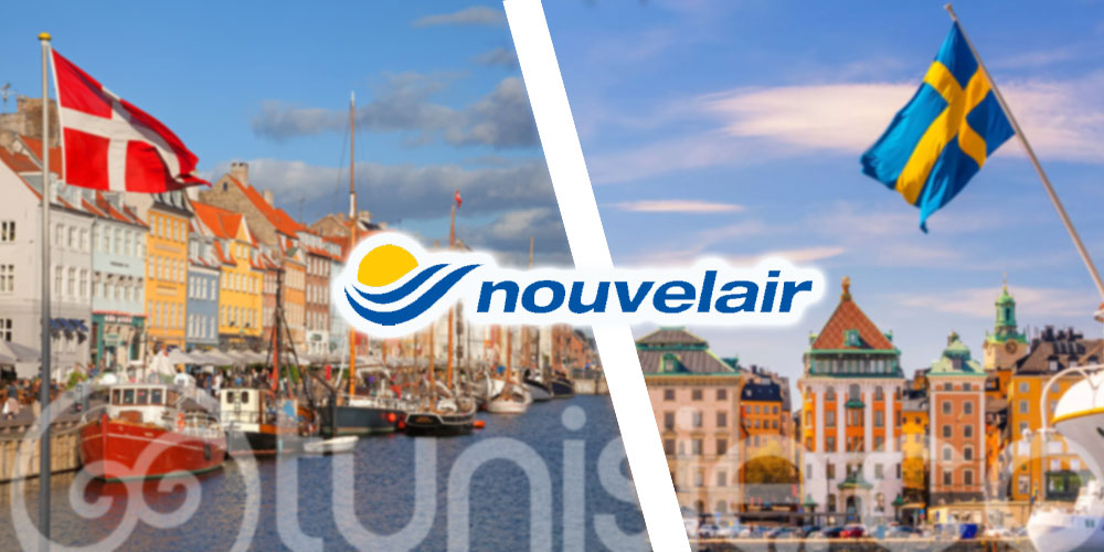 Nouvelair : À partir du 16 octobre, des vols hebdomadaires directs depuis le Danemark et la Suède vers Tunis-Carthage