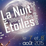 25ème édition de la fête â€˜La nuit des étoiles´ les 7 et 8 aoÃ»t 