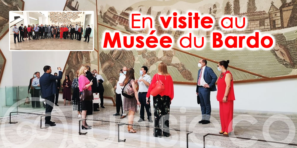 En photos : Les nouveaux ambassadeurs non résidents en Tunisie visitent le Musée du Bardo