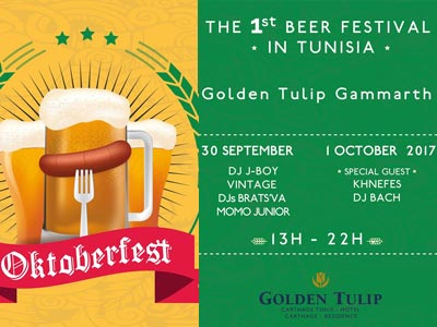 L'Oktoberfest pour la première fois en Tunisie au Golden Tulip Gammarth 