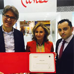 Le Roi Felipe d'Espagne visite le stand de la Tunisie qui obtient le meilleur prix au FITUR 2015