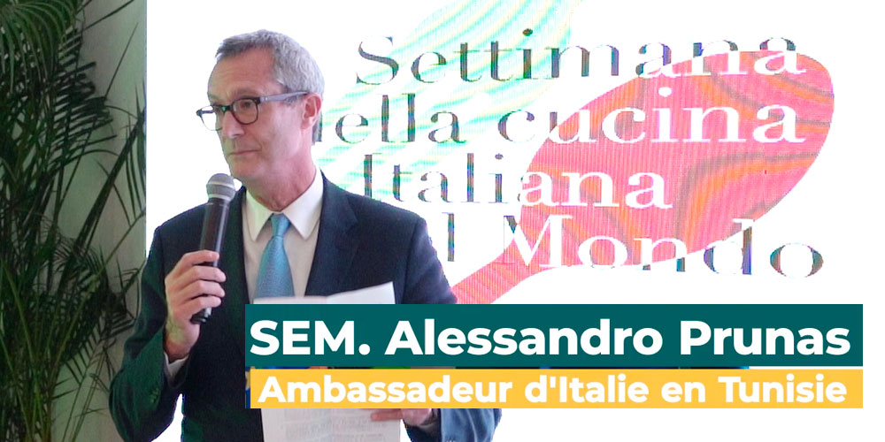 SEM Alessandro Prunas : La cuisine italienne, un pont culturel et économique avec la Tunisie