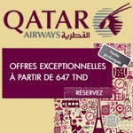 Le Tunis - Dubai Ã  666 Tnd sur Qatar Airways