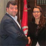Photo du jour : Amel Karboul, René Trabelsi, une rencontre entre 'Djerbiens'