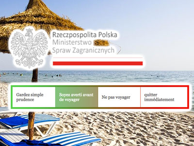 Le ministère des Affaires étrangères Polonais lève l'interdiction de voyages vers la Tunisie