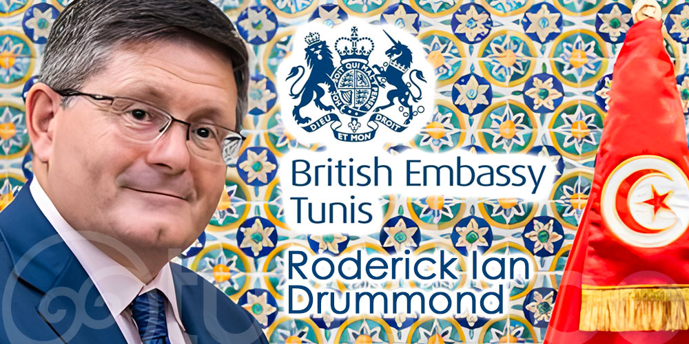 Qui est Roderick Ian Drummond Ambassadeur du Royaume-Uni à Tunis ? 