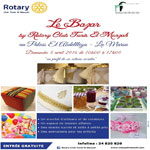 Bazar du Rotary Club Tunis El Menzah le 3 avril au Palais El Abdellia 