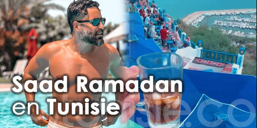 En photos : La Super Star Saad Ramadan est bien arrivée à Tunis 