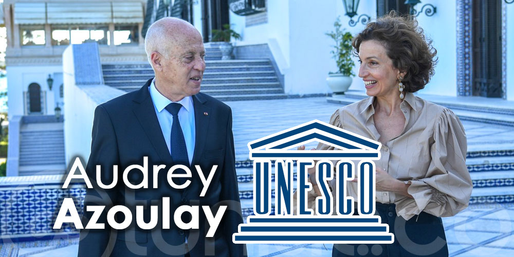 Kais Saied reçoit Audrey Azoulay, la directrice générale de l’Unesco