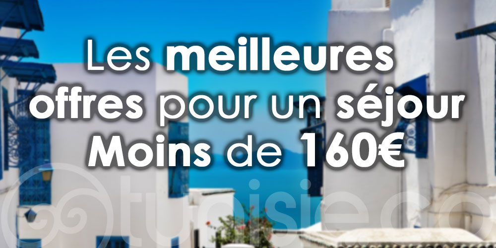Vacances pas cher: Moins de 160€ pour un séjour en Tunisie