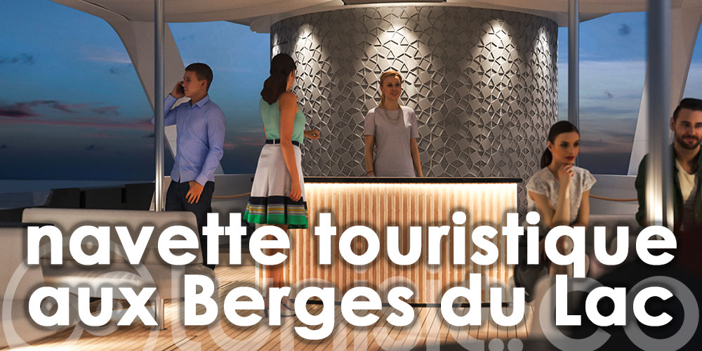 Des navettes touristiques et de transport aquatique prochainement aux Berges du Lac