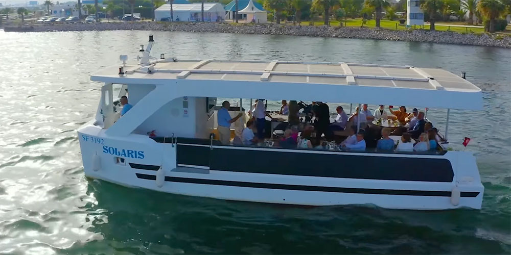 En vidéo : Dites bonjour au bateau SOLARIS la nouveauté des Berges du Lac