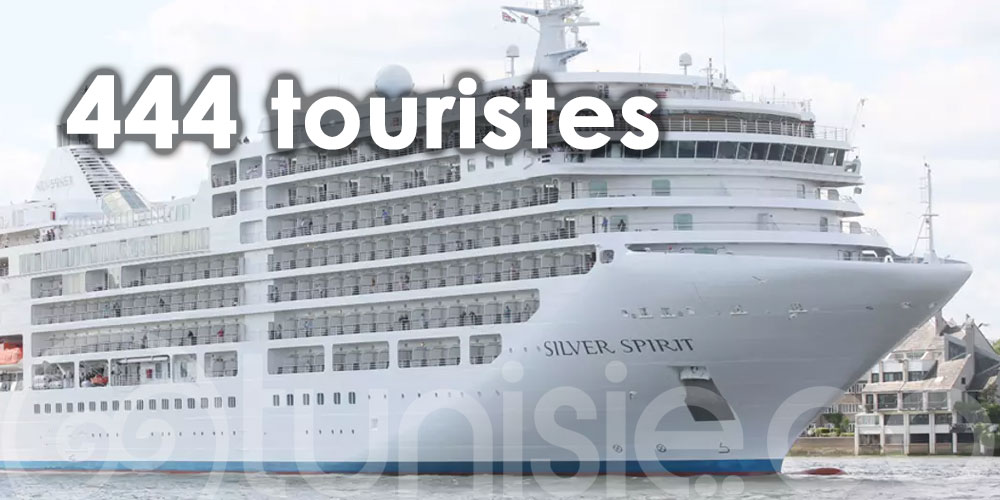 Sousse: Arrivée du navire de croisière Silversea avec 444 touristes à bord