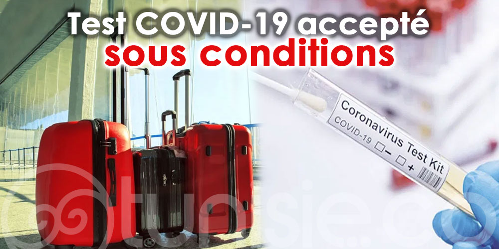 Les passagers à destination de la France : Votre test COVID-19 accepté sous conditions