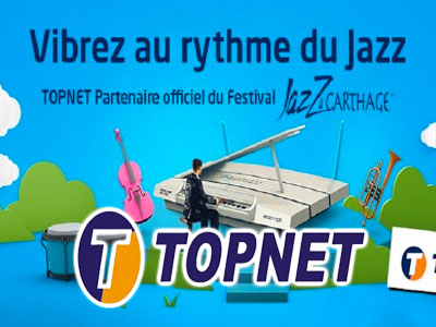 TOPNET, partenaire officiel du festival Jazz Ã  Carthage
