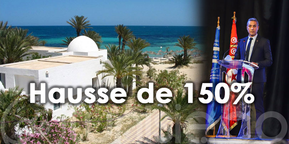 Hausse de 150% du nombre de touristes entrants en Tunisie