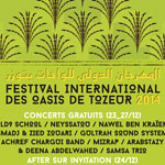 Programme de la 36ème édition du Festival des Oasis de Tozeur du 22 au 27 décembre 2014
