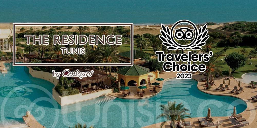 The Residence Tunis dans le top 10 % des meilleurs hôtels du monde