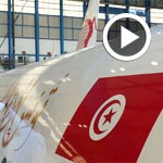 En vidéo : Le making of de l´habillage Nobel de l´avion Tunisair