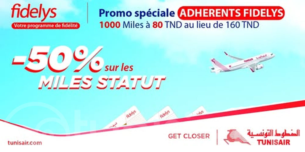 Promotion Fidelys : -50% sur les Miles Statut jusqu’au 30 juin 2025