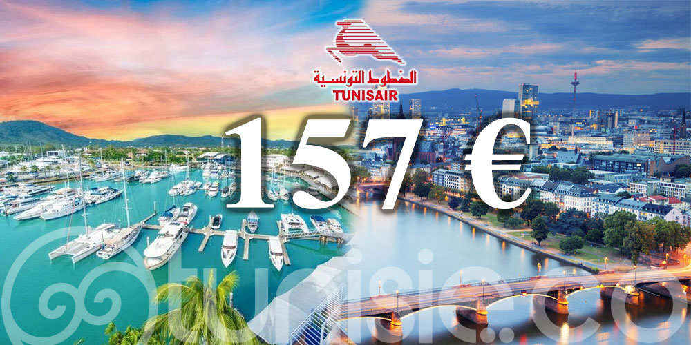 Tunisair lance sa promo à 157 €