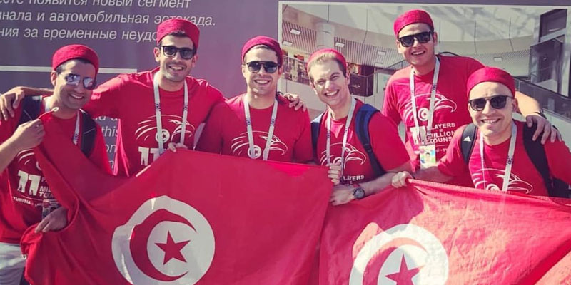En photos : Le drapeau Tunisien à la conquête de la Russie 