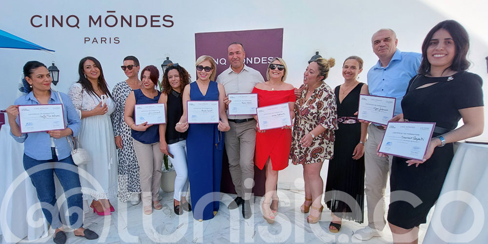 Visant l'excellence, CINQ MONDES assure une formation business exclusive pour ses SPA MANAGERS en Tunisie