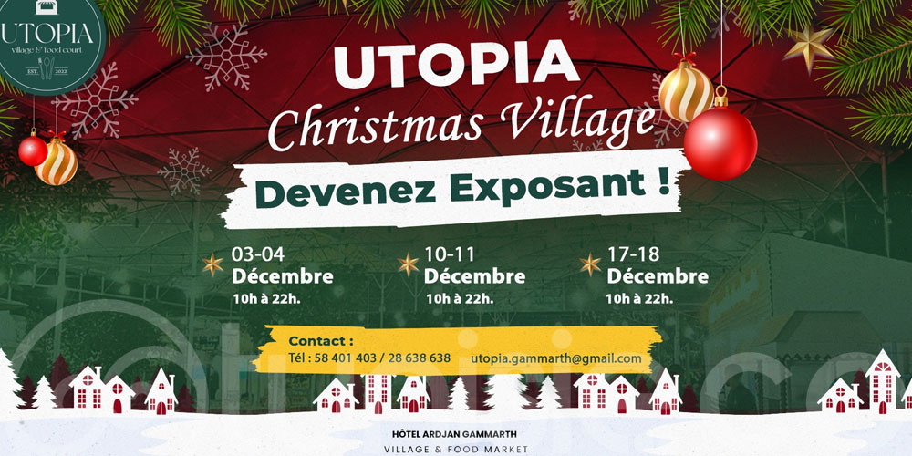 Utopia Christmas Village, les 03, 04, 10, 11, 17 et 18 décembre  2022