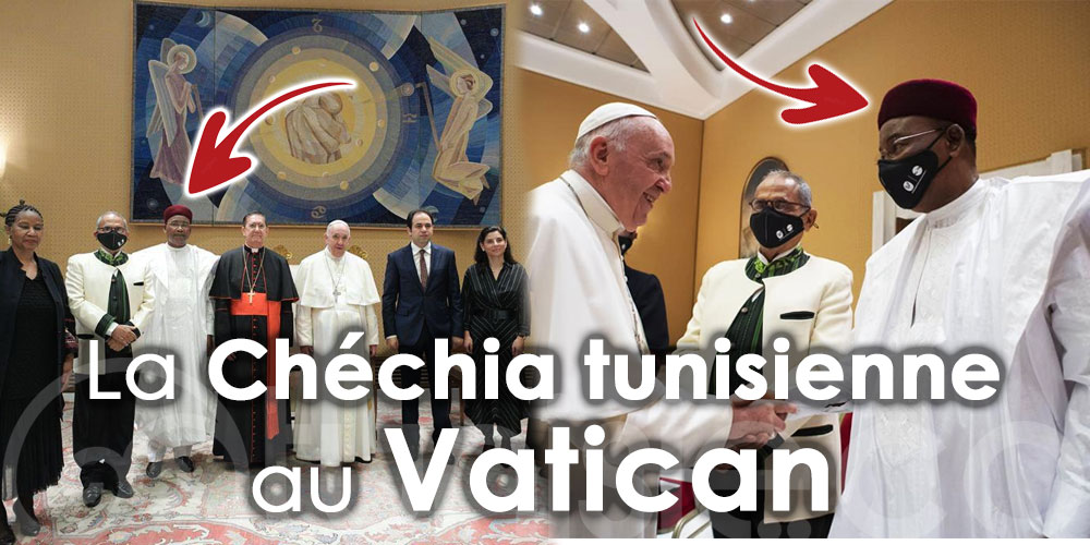 En photos : La Chéchia tunisienne portée par l'ancien président nigérien au Vatican