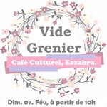 Vide-grenier le 7 Février au Café Culturel d´Ezzahra