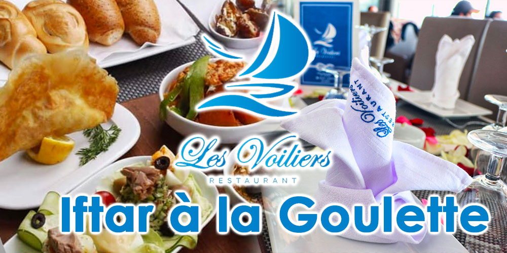 Profitez d’un iftar à la terrasse du restaurant LES VOILIERS : avec une incroyable vue sur la mer de La Goulette