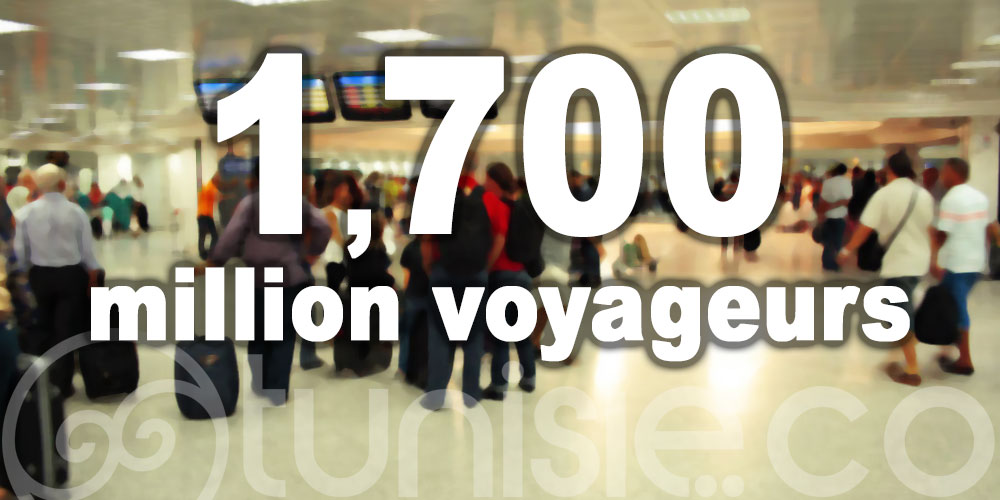 L'aéroport de Tunis a enregistré 1,700 million voyageurs
