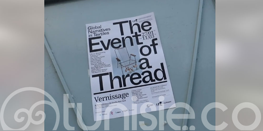 Andrea Jacob présente l'exposition d'art textile « The Event of a Thread » à la galerie Central Tunis ,